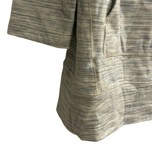 Lou & Grey Women's Gray Hoodie Jacket Size M Casual Fall - Picture 5 of 14